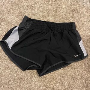 Black Nike athletic shorts